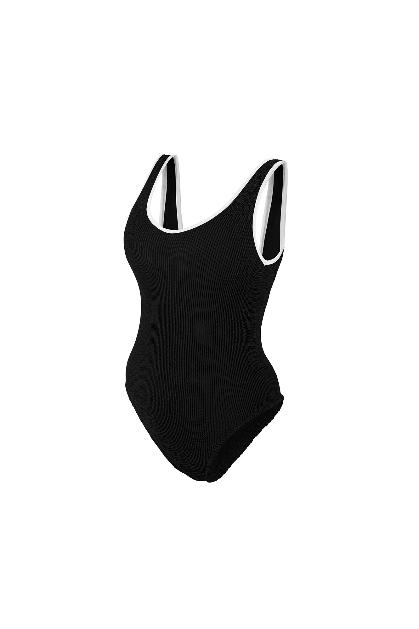 KOSTIUM KĄPIELOWY ZONDA - CRINKLE RECYCLED black