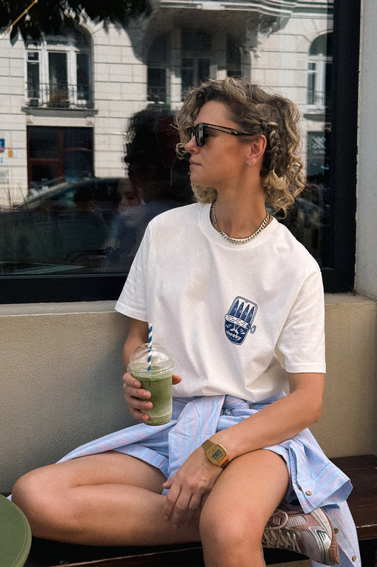 T-SHIRT SARDINES OFF WHITE - ORGANIC