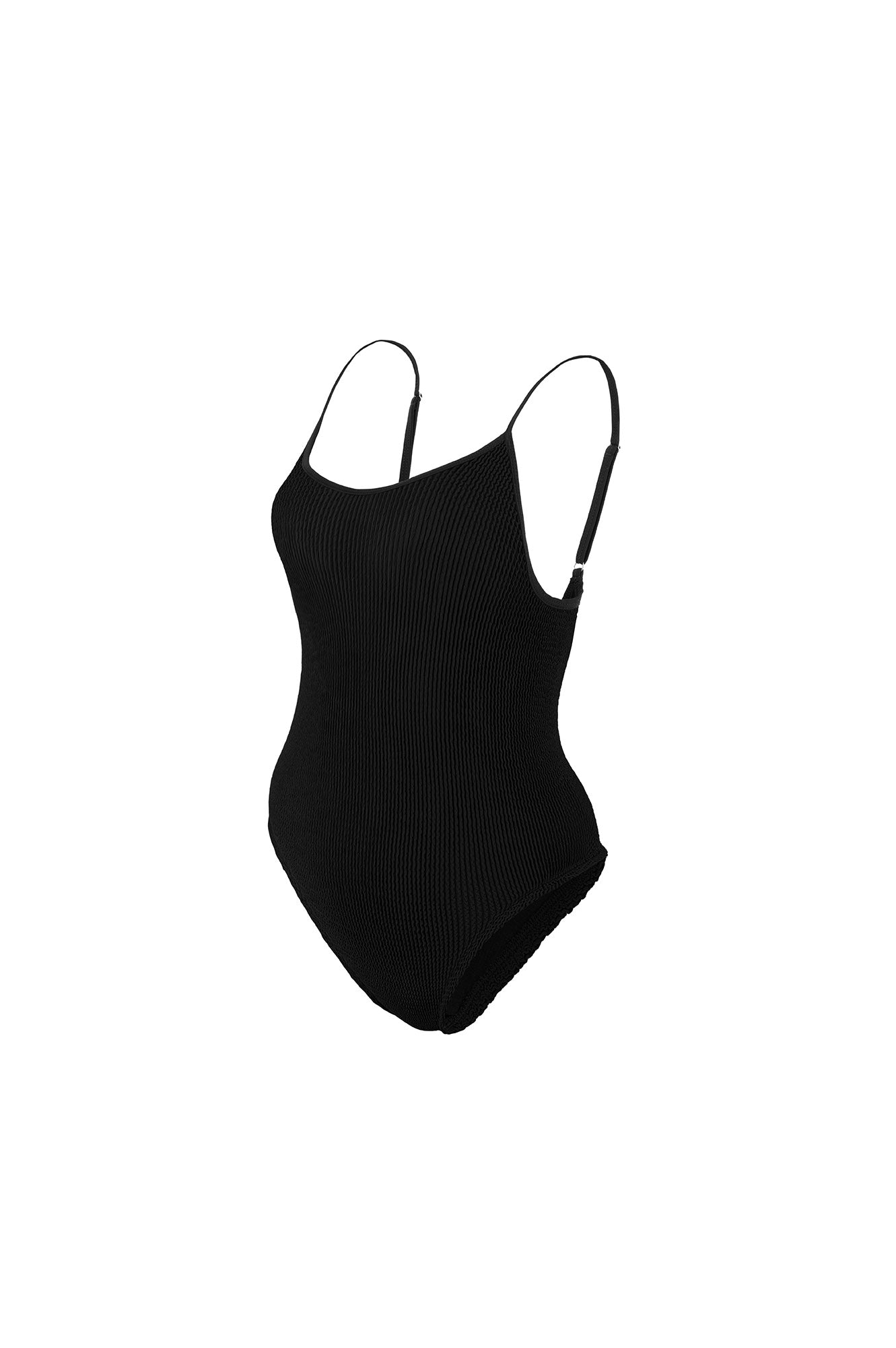 KOSTIUM KĄPIELOWY BISE - CRINKLE RECYCLED black
